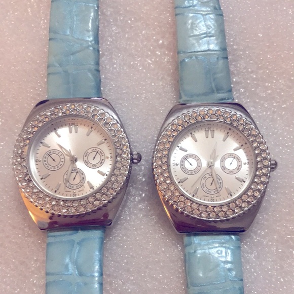 VINTAGE DAVIDOFF COOL WATER Crystal Chronograph Watches-2 - Picture 2 of 11